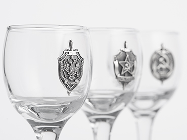 3 рюмки водочные «Чекисты»