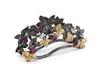 Серебряная салфетница «Земляника»