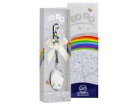 Ложка детская DO DO «Лошадка в яблоках» с чёрной эмалью