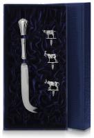 Серебряный набор для сыра «Фаворит»