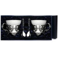 2 чашки чайные «Симфония» с ложками