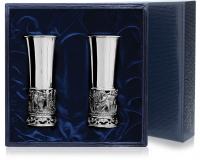 2 стопки из серебра «Лось»