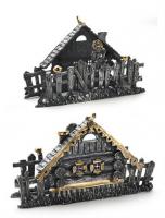 Серебряная салфетница «Избушка»