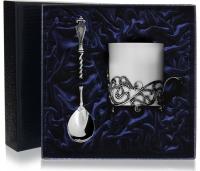 Чашка чайная «Витая» с ложкой