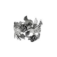 Кольцо для салфеток «Розалия» большое с чернением серебро 925