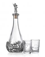 Серебряный водочный набор «Рыбалка»