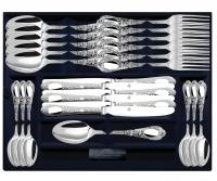 Серебряный набор столовый «Фамильный» 24 предмета