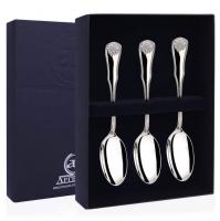 Набор серебряный «Визит» 3 чайные ложки