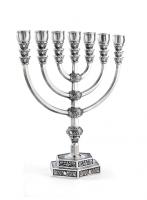 Менора серебряная