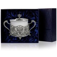 Сахарница "Герб" с чернением Сахарница "Герб" с чернением