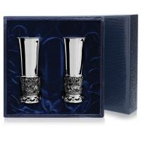 2 стопки из серебра «Лисья охота» 2 стопки из серебра «Лисья охота»