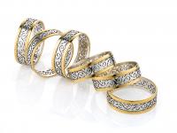 Набор серебряных колец для салфеток «Русь Былинная» Набор серебряных колец для салфеток «Русь Былинная»