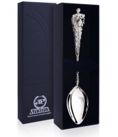 Чайная ложка серебряная «Монарх»