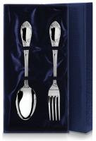 Серебряный набор «Престиж» столовая ложка и вилка