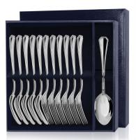 Серебряный набор «Элегант» 12 предметов ложки и вилки