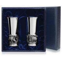 2 серебряные стопки «Кабаны»