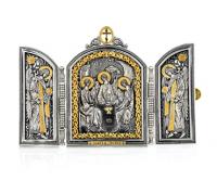 Серебряный складень парадный «Святая Троица»