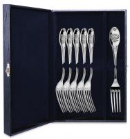 Серебряный набор «Единство» 6 столовых вилок