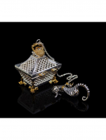 Серебряное ситечко «Ларец» для заварки чая Серебряное ситечко «Ларец» для заварки чая