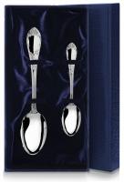 Серебряный набор «Престиж» столовая и чайная ложки