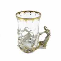 Серебряный подстаканник «Василиса Прекрасная»