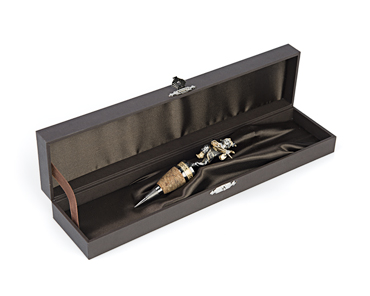 Серебряный пробочник «Скоморох с гудком»