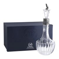 Графин для водки из серебра «Жаворонок» с чернением