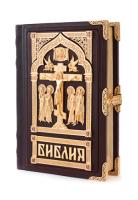 Библия «Распятие Христово» в позолоте