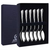 Серебряный набор «Фаворит» 6 чайных ложек