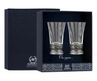 Набор стопок с хрустальной вставкой