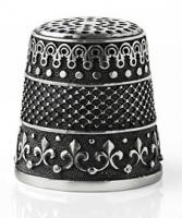 Серебряный наперсток «Лилия»