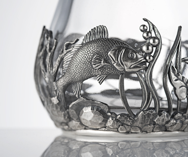 Серебряный водочный набор «Рыбалка»