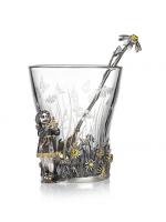 Кружка чайная с ложкой «Ромашка» девочка