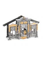 Серебряная салфетница «Родные окна»