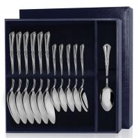 Серебряный набор «Фаворит» 12 предметов столовые и чайные ложки