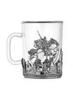 Кружка чайная с двойными стенками «Богатырская сила»