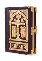 Библия «Распятие Христово» в позолоте