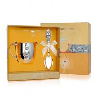 Серебряный набор «Мальчик» кружка и ложка