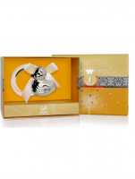 Серебряная погремушка «Утка» на кольце