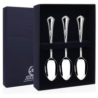 Серебряный набор «Фаворит» 3 чайные ложки