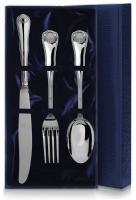 Серебряный столовый набор «Визит» 3 предмета