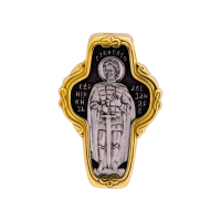 Серебряная подвеска «Святой благоверный князь Александр Невский»