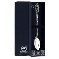 Ложка для размешивания кофе «Розалия» с чернением серебро 925