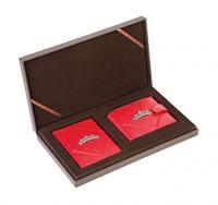 Набор из обложки на паспорт и кошелька «Диадема» Набор из обложки на паспорт и кошелька «Диадема»