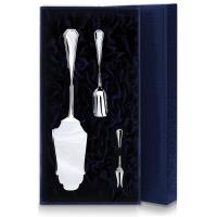 Серебряный набор для десерта «Элегант» №3