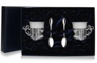 2 чашки кофейные «Август-Октавиан» с ложками