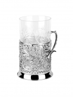 Подстаканник из серебра «Подарочный» литой