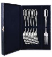 Серебряный набор «Император» 6 столовых вилок