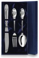 Серебряный столовый набор «Единство» 3 предмета