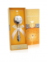 Серебряная погремушка «Лебедь»